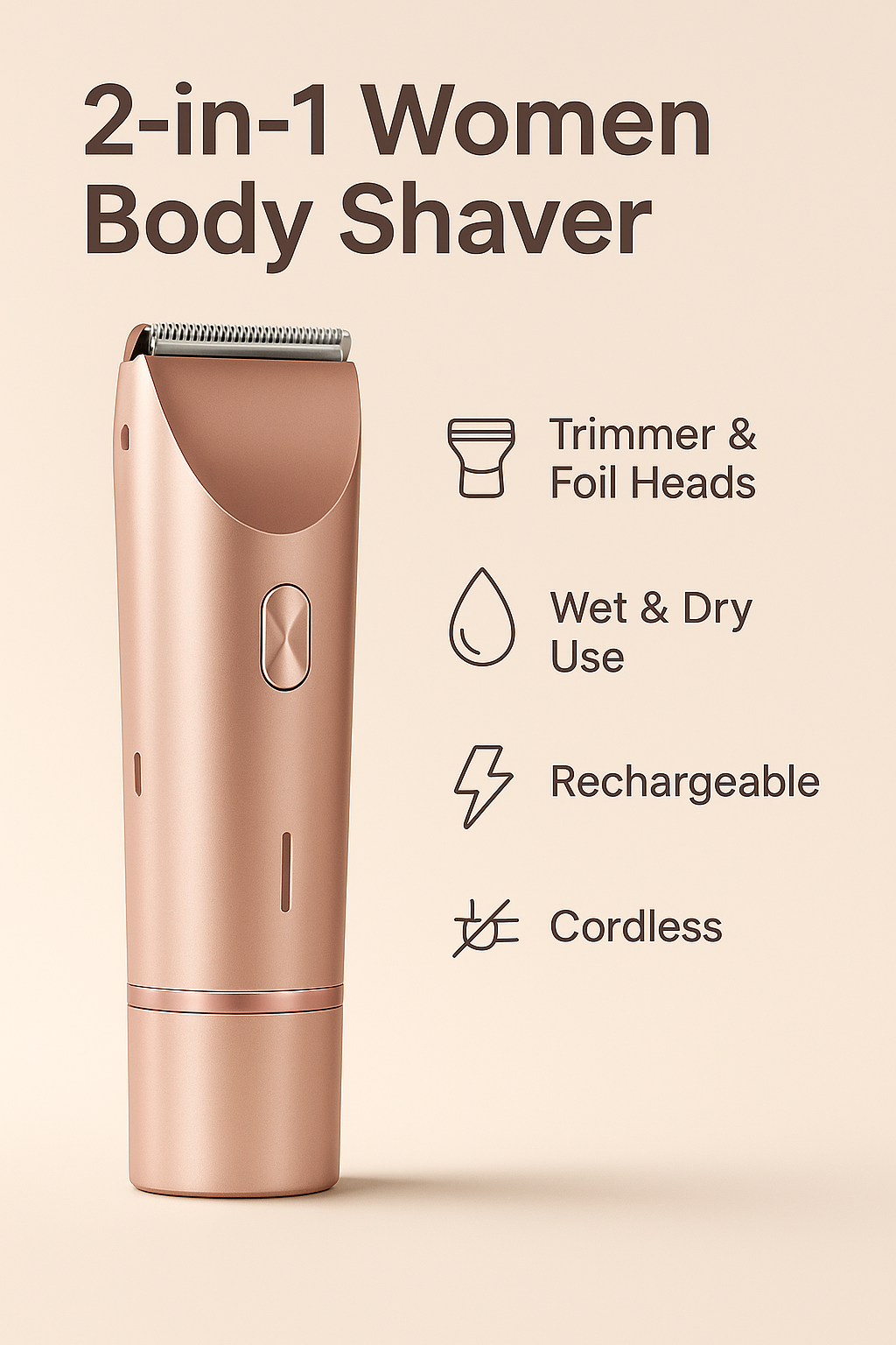 Double Head Electric Shaver